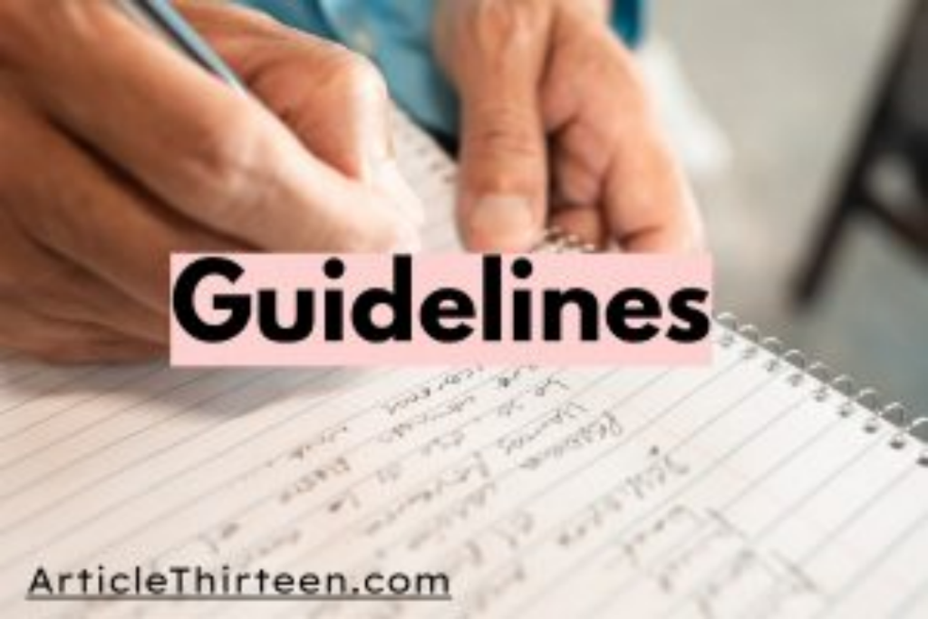 write for us guidelines