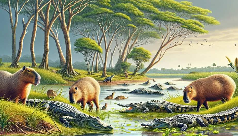 Capybaras and Crocodiles
