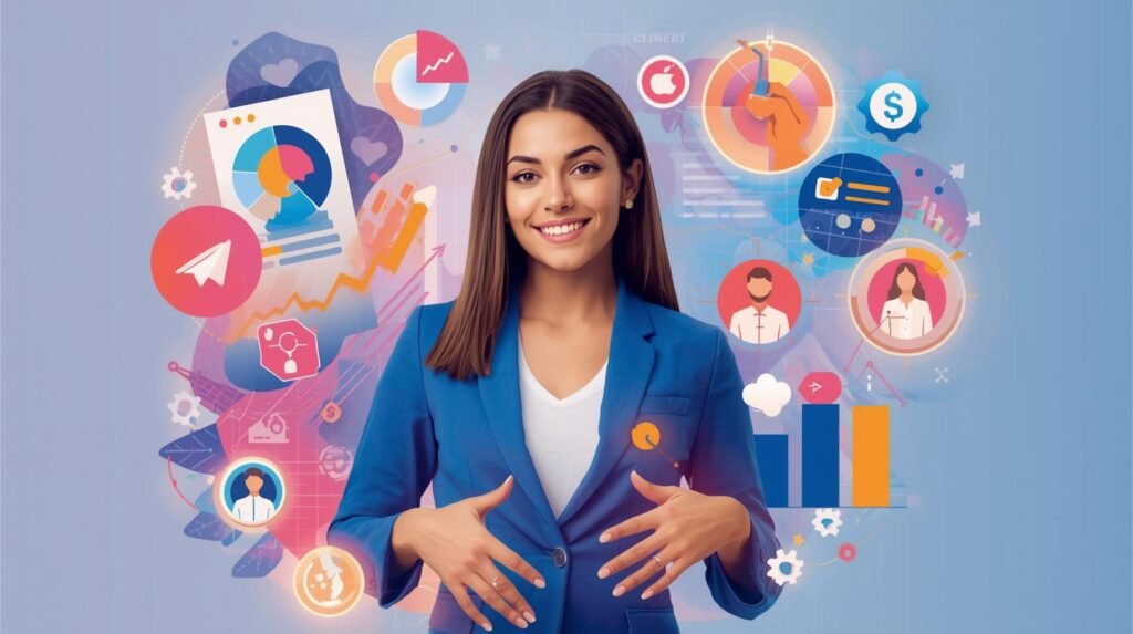 Person confidently creating online content to make money in 2026 using their personality