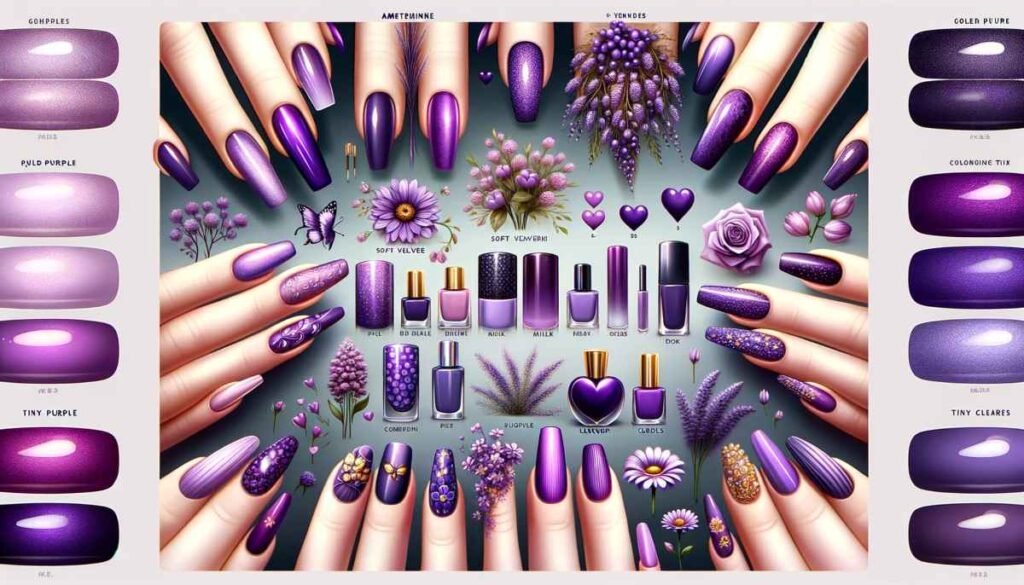 The Best Ideas For Purple Manicure Next Year