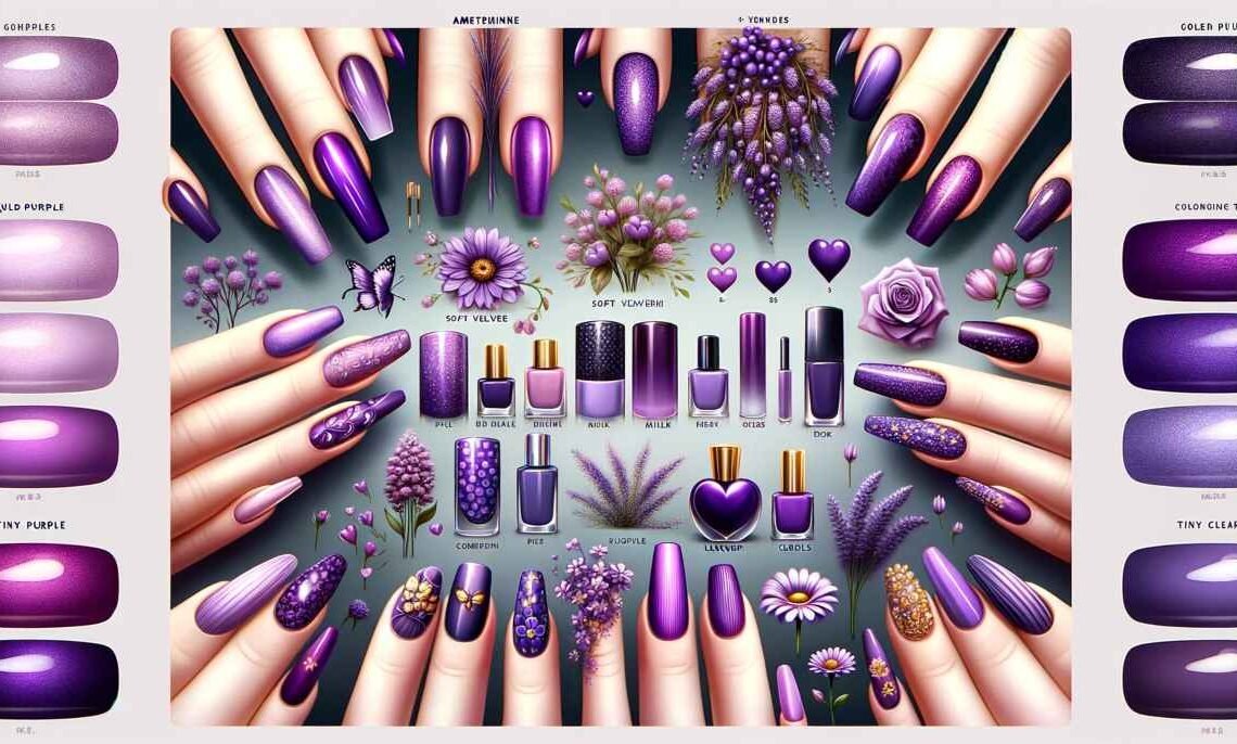 The Best Ideas For Purple Manicure Next Year