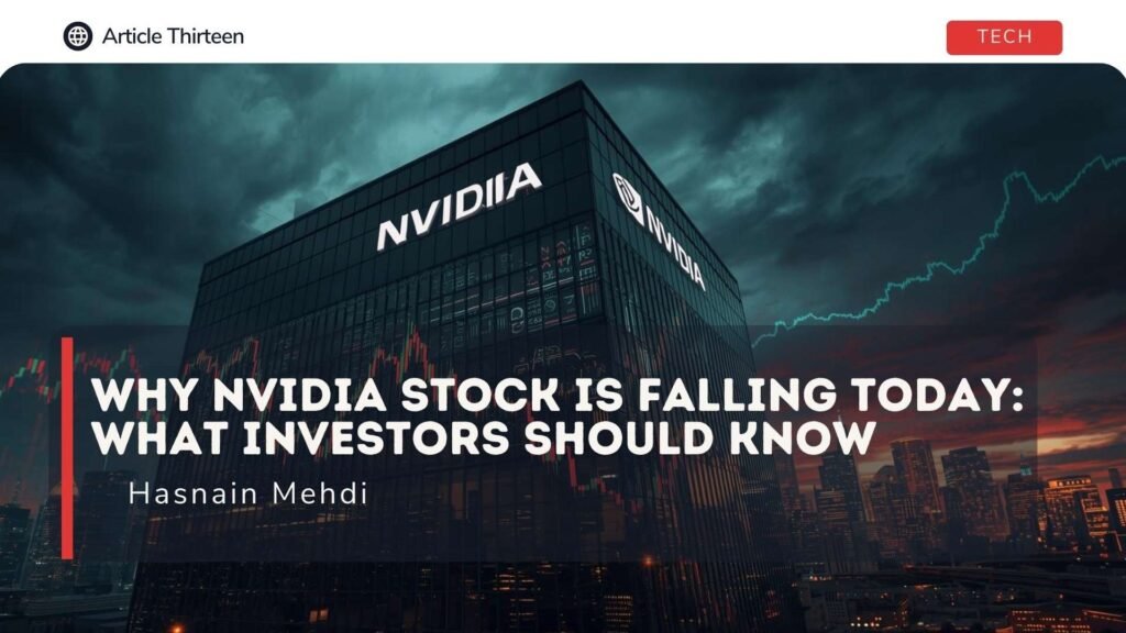 Nvidia stock falling as AI demand and geopolitical tensions impact semiconductor market