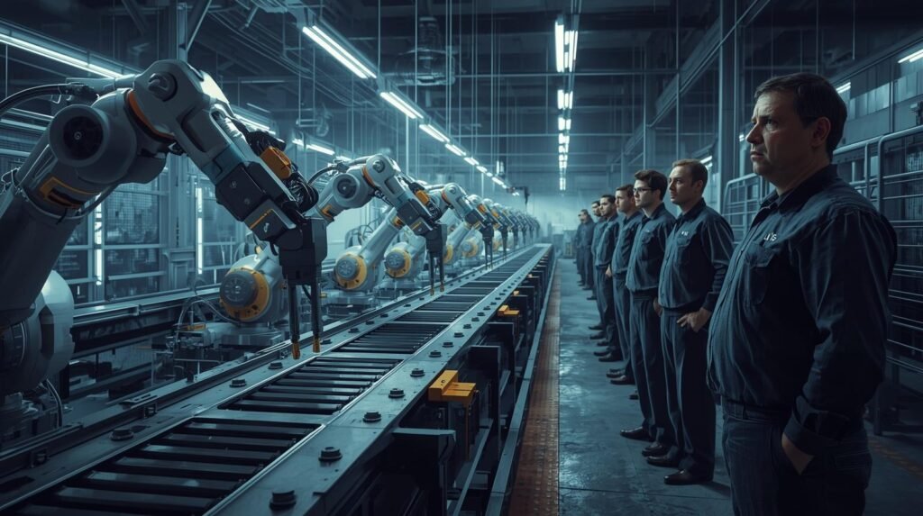 comparison of AI wealth creation and unemployment impact