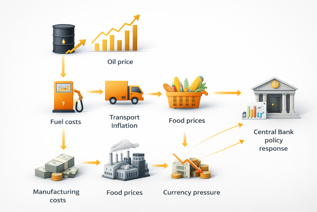 Map of Strait of Hormuz showing global oil tanker routes and energy chokepoint risk